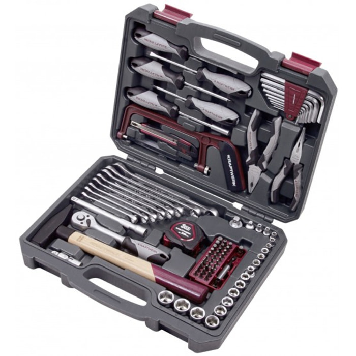 Coffret d'outils Basic line 1/4' 3/8' KRAFTWERK - 96 pièces - 204.103.500