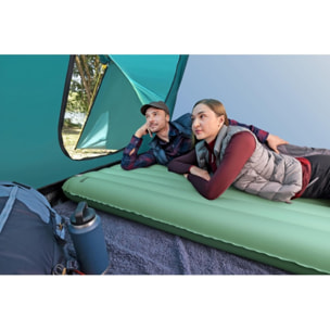 Bestway Matelas gonflable de trekking 2 places 203 x 142 x 15 cm avec gonfleur