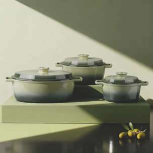 Cocotte ronde en fonte émaillée