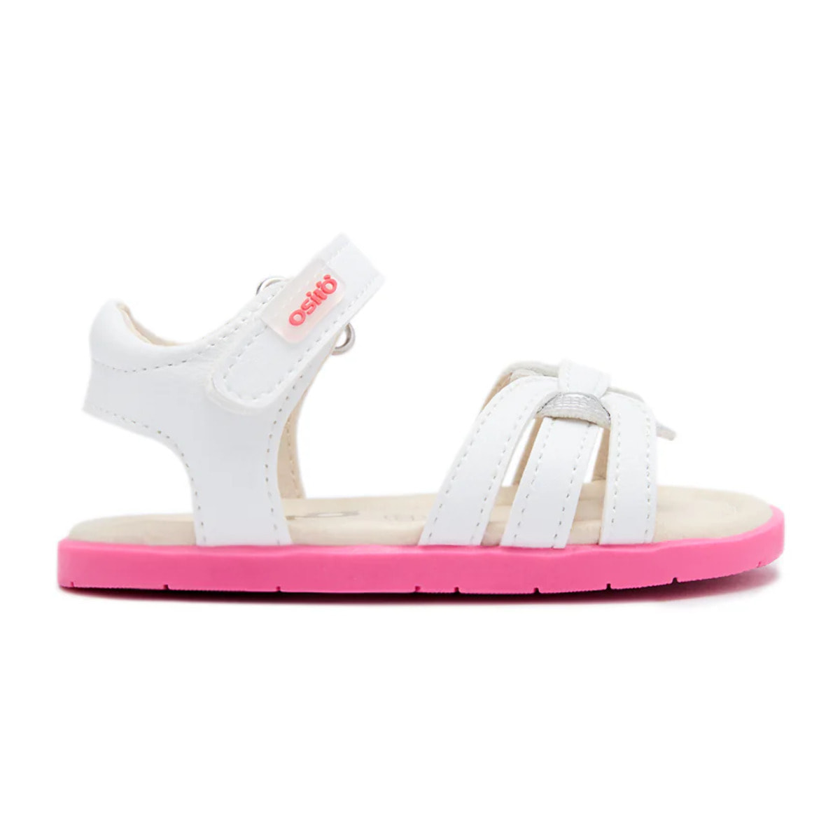 Sandali per neonati Goflex Respectful in bianco