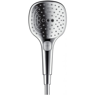 Set de douche 120 3 jets avec barre Unica'S puro 65 cm et porte-savon chromé Raindance Select
