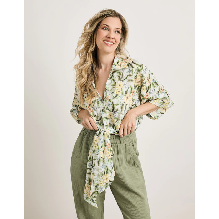 Camisa Manga Corta Amarillo - Abarris