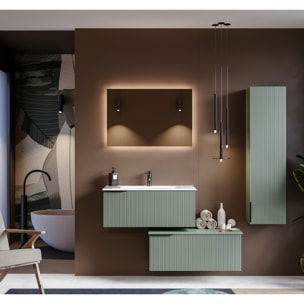 MOBILE DA BAGNO CANNES 90 VERDE SALVIA- 6 PEZZI