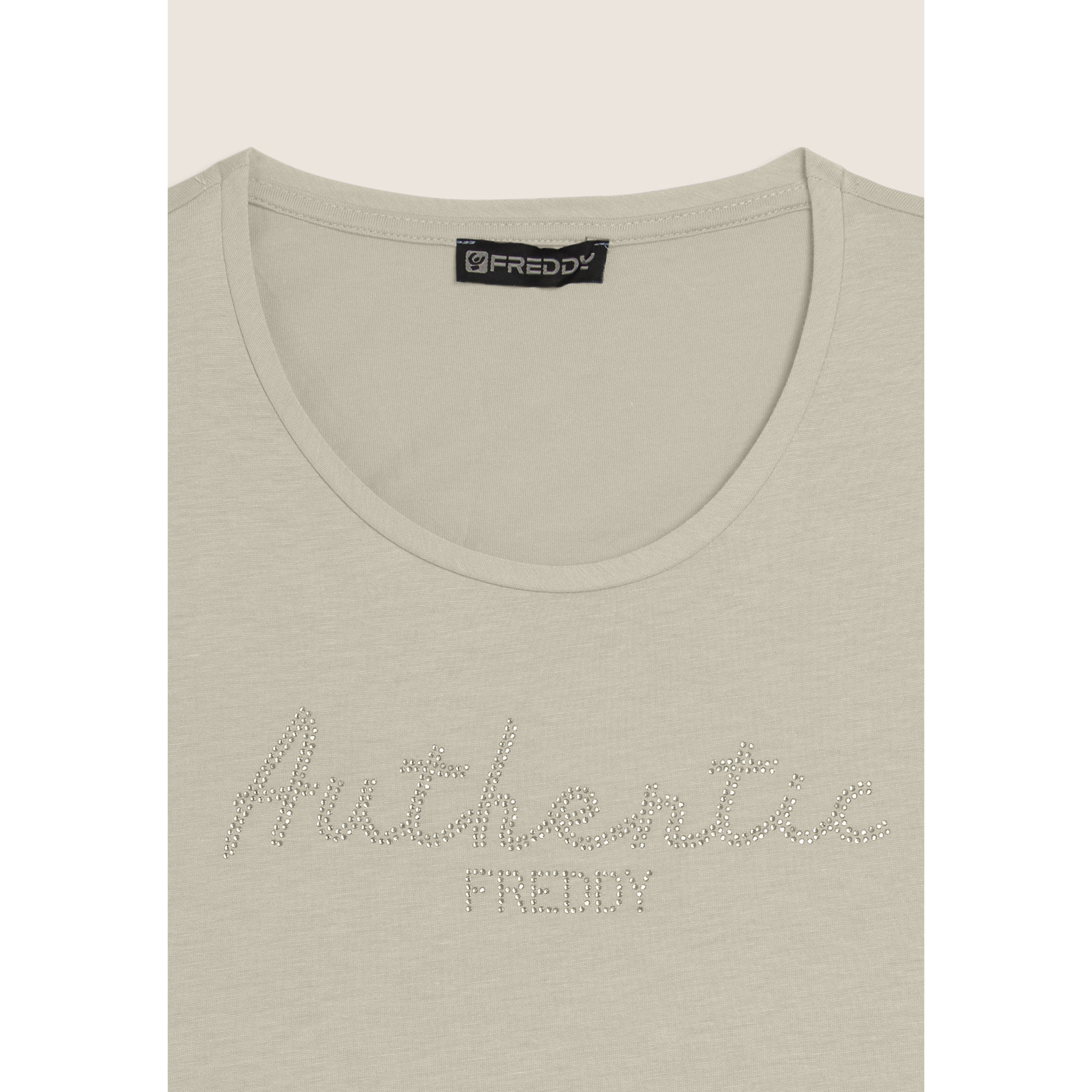 Canotta "Authentic" con logo FREDDY in strass