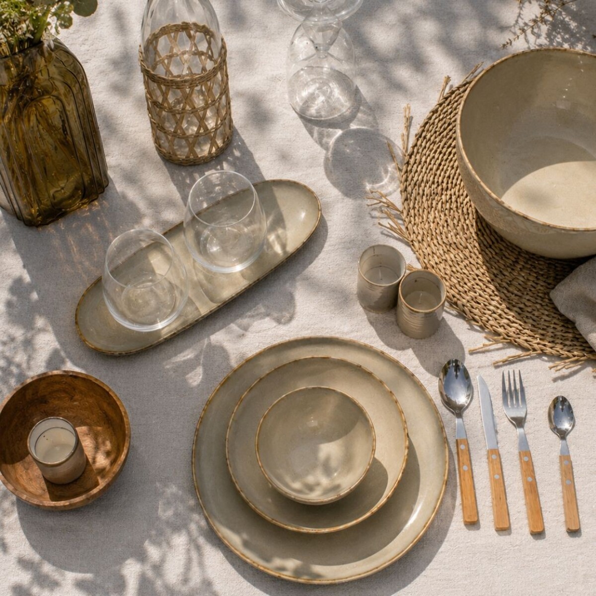Lot de 6 assiettes creuses, DUNE