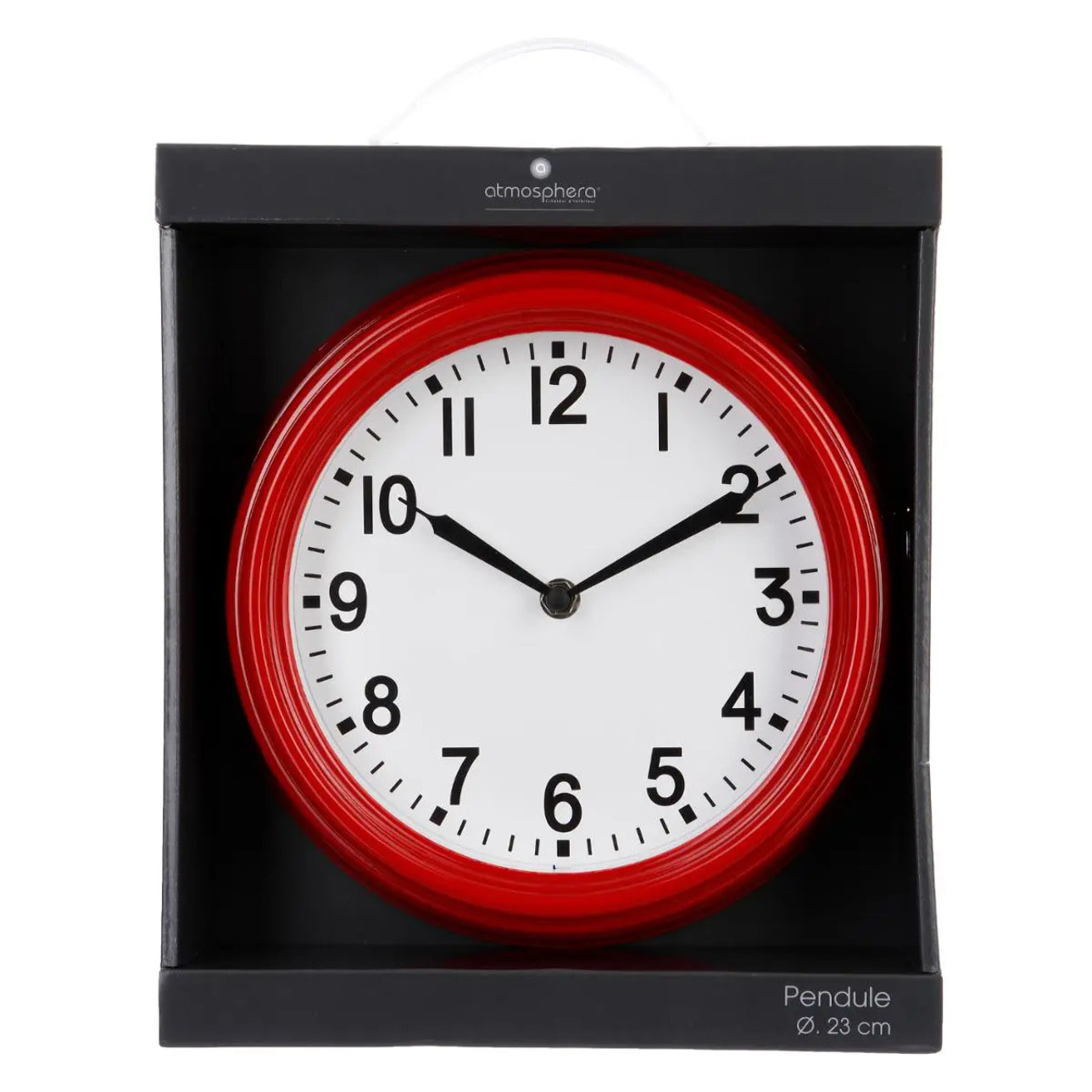 Horloge en plastique - D23 cm