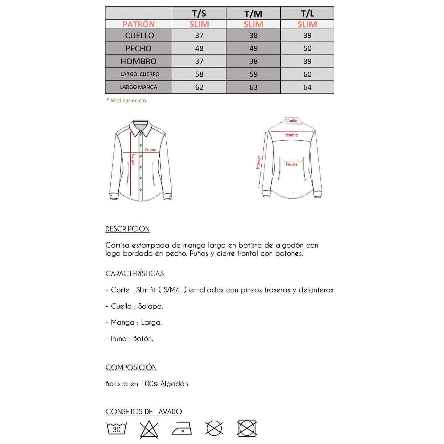 Puro Arte - Camisa Mujer - 100% Algodón Popelín - Flamenkines