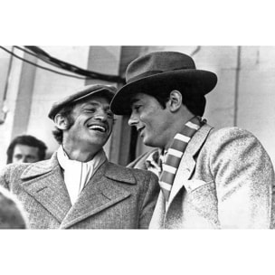 Tableau cinéma Belmondo et delon  Toile imprimée