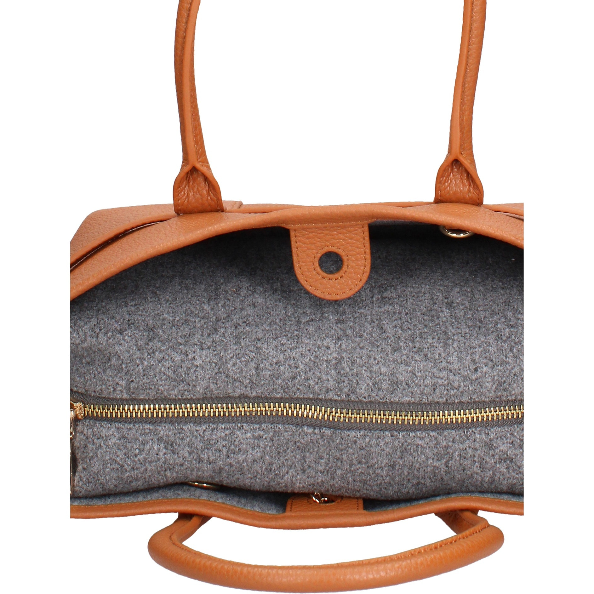 Borsa a mano da donna Made in Italy - Modello Valoria Nova - 100% pelle - 28.0 x 20.0 x 13.0 cm