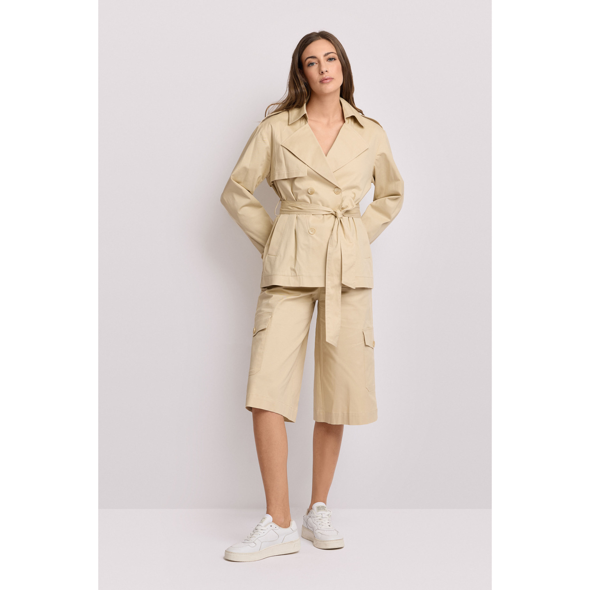 Kocca - Giacca stile trench Donna, Tinta unita