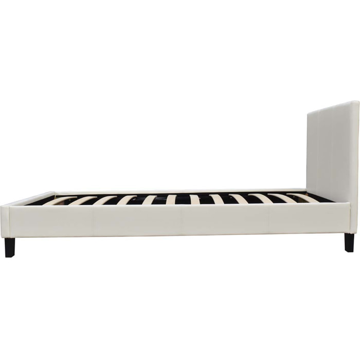 Lit "Lina" - 90 x 190 cm - Beige
