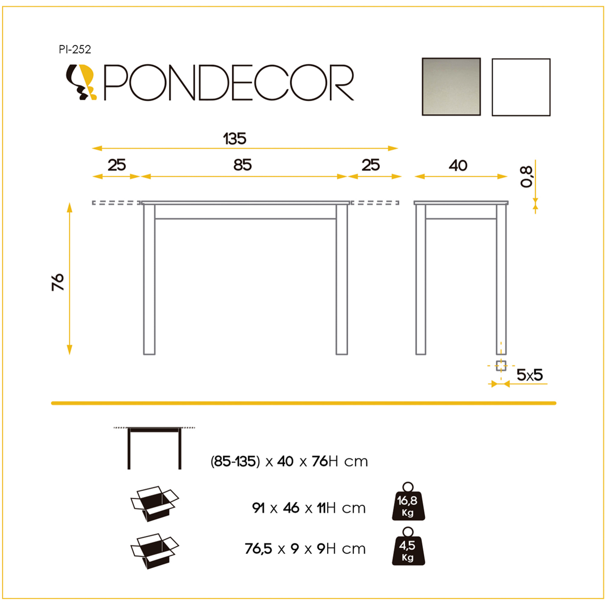 Mesa – Extensible y refinada