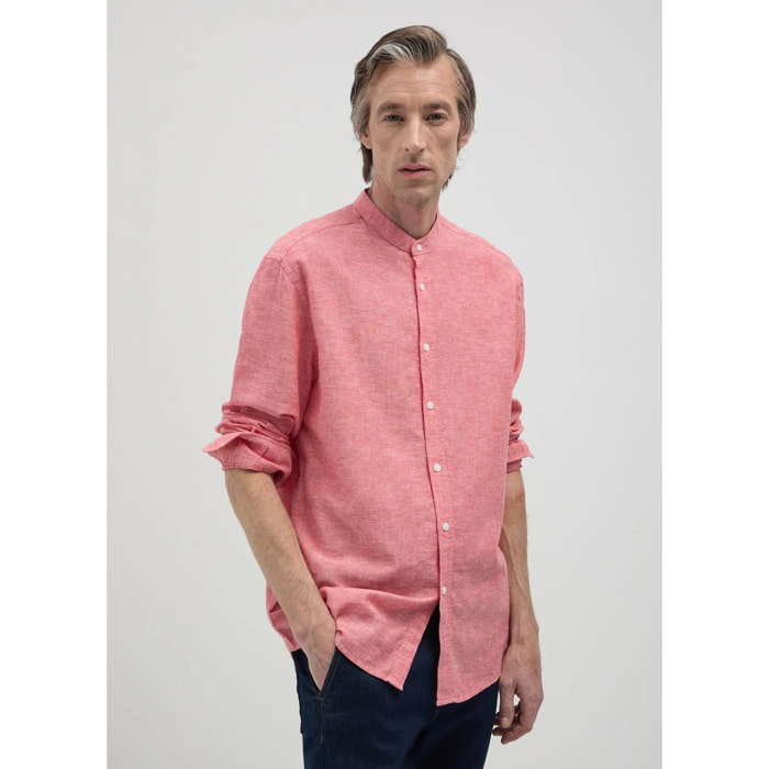 Camicia coreana in lino