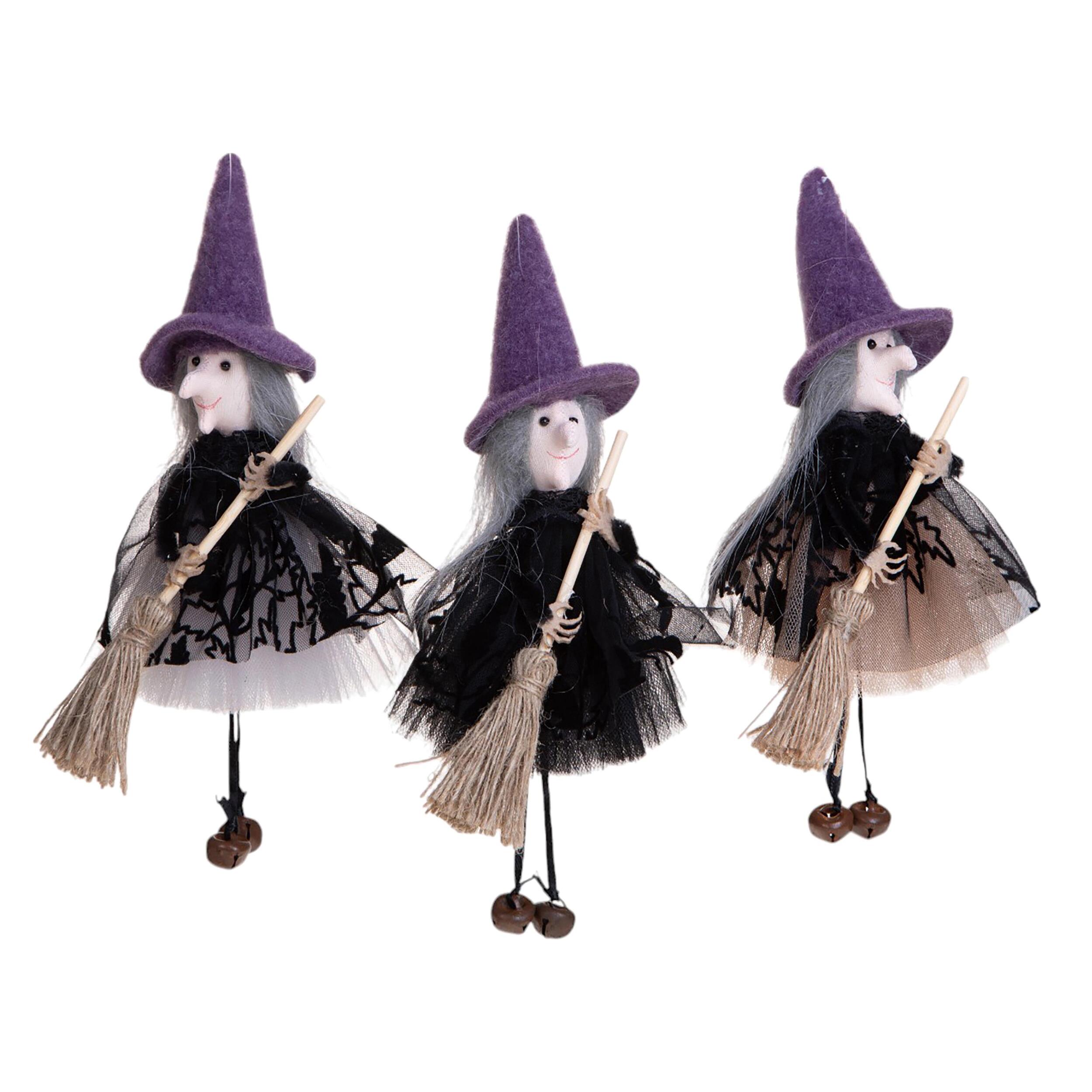 Befane con Campanelli - Pezzi 4 - 10xH22x4cm - Bianchi Dino SpA