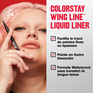 ColorStay Wing Line - Eye Liner Waterproof Pointe feutre Biseautée 1,2 ml
