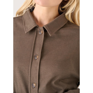 Camicia Camomilla Dark Taupe