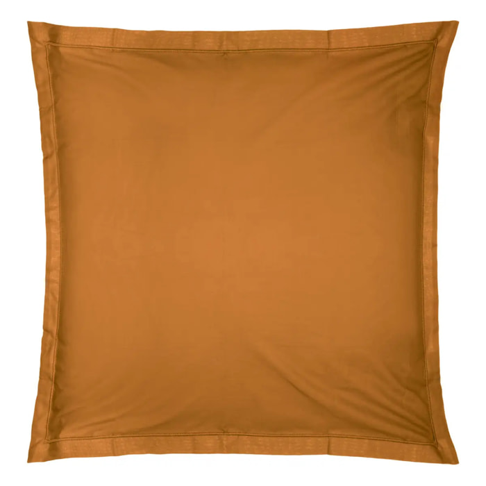 Taie d'oreiller "Carina" coton 63x63cm jaune cumin