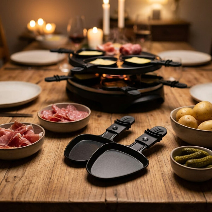Lot de 2 Poêlons à Raclette Triangulaires Rotel