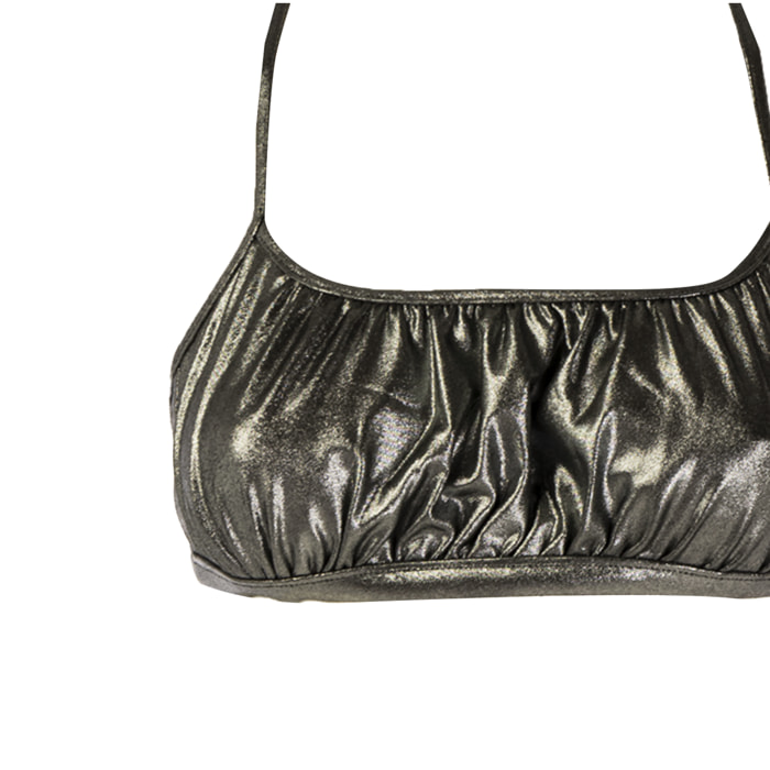 TRUSSARDI reggiseno fascia mare donna silver lux