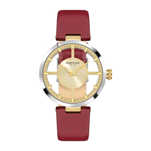 Reloj Kenneth Cole 10022539B Mujer Analogico Cuarzo con Correa de Cuero