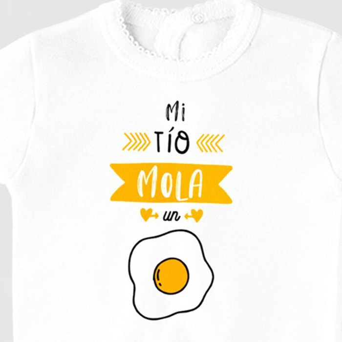 Conj Estampado Frase L Blanco Talla Nac