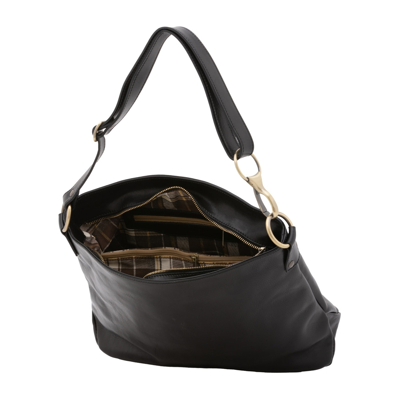 Borsa a spalla da donna - Modello False - 100% pelle - 38.0 x 29.0 x 11.0 cm