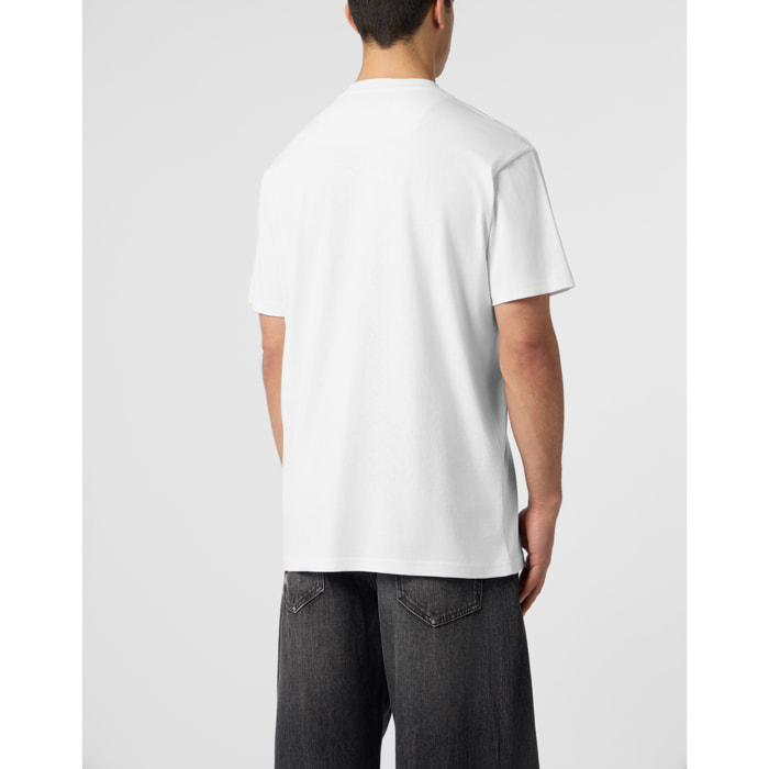 PHILIPP PLEIN Camiseta de cuello redondo y manga corta HEXAGON