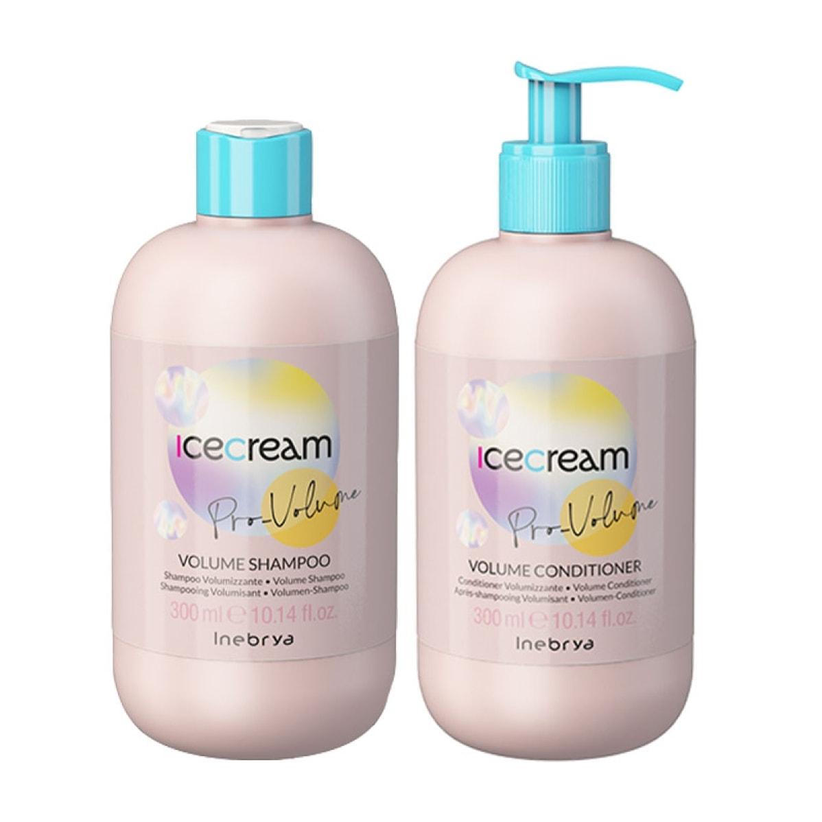 INEBRYA Kit Ice Cream Pro Volume Shampoo 300ml + Conditioner 300ml