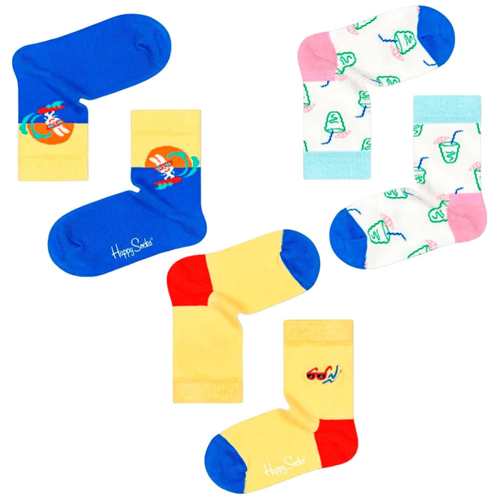 Calcetines 3-pack kids travel gift set