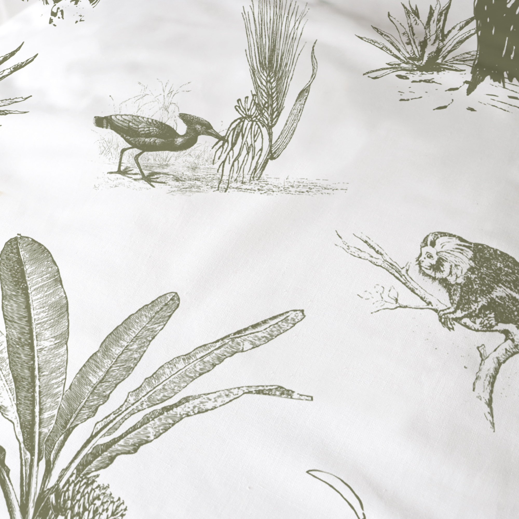 Parure de lit imprimée 100% coton, SAFARI