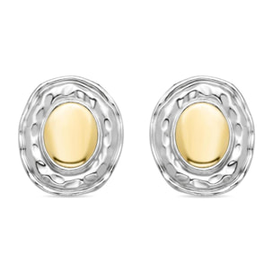 Pendientes Lux by Lux acabadoss en rodio