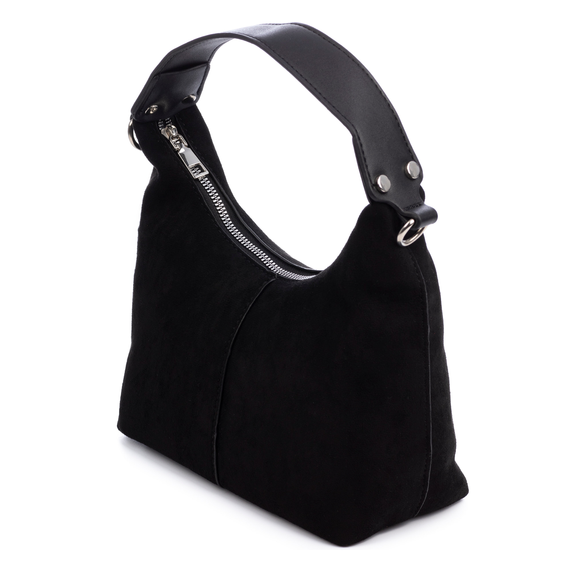 Atina bolso bandolera de piel auténtica gamuza.