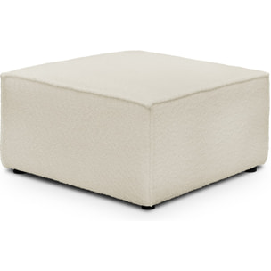 Pouf en tissu bouclette - HARPER