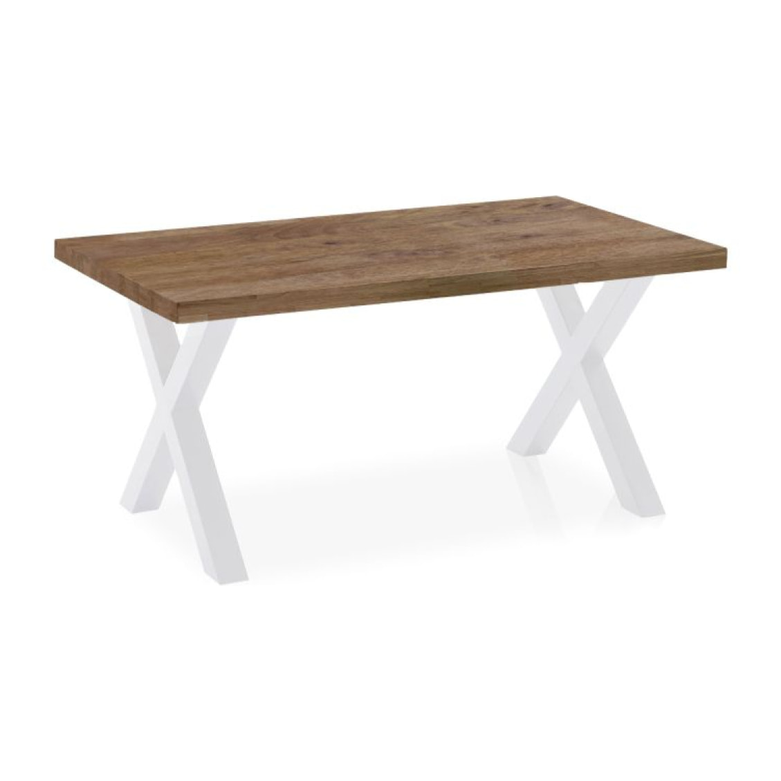 Mesa de comedor X-Loft 160 Roble boreal - Blanco