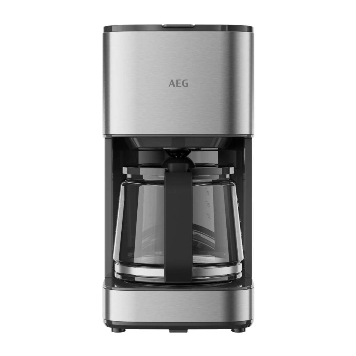 AEG Cafetara de goteo con harra de vidrio para 12 tazas y 1100 W de presión CM3-1-3ST