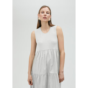 Vestito lungo con spalline