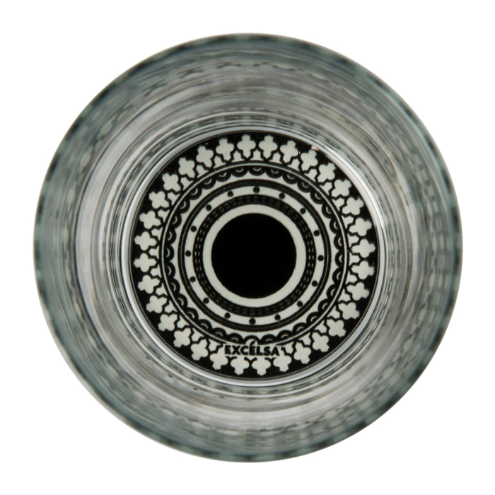 Set 6 Bicchieri Excelsa – Boheme Noir, Vetro Multicolore