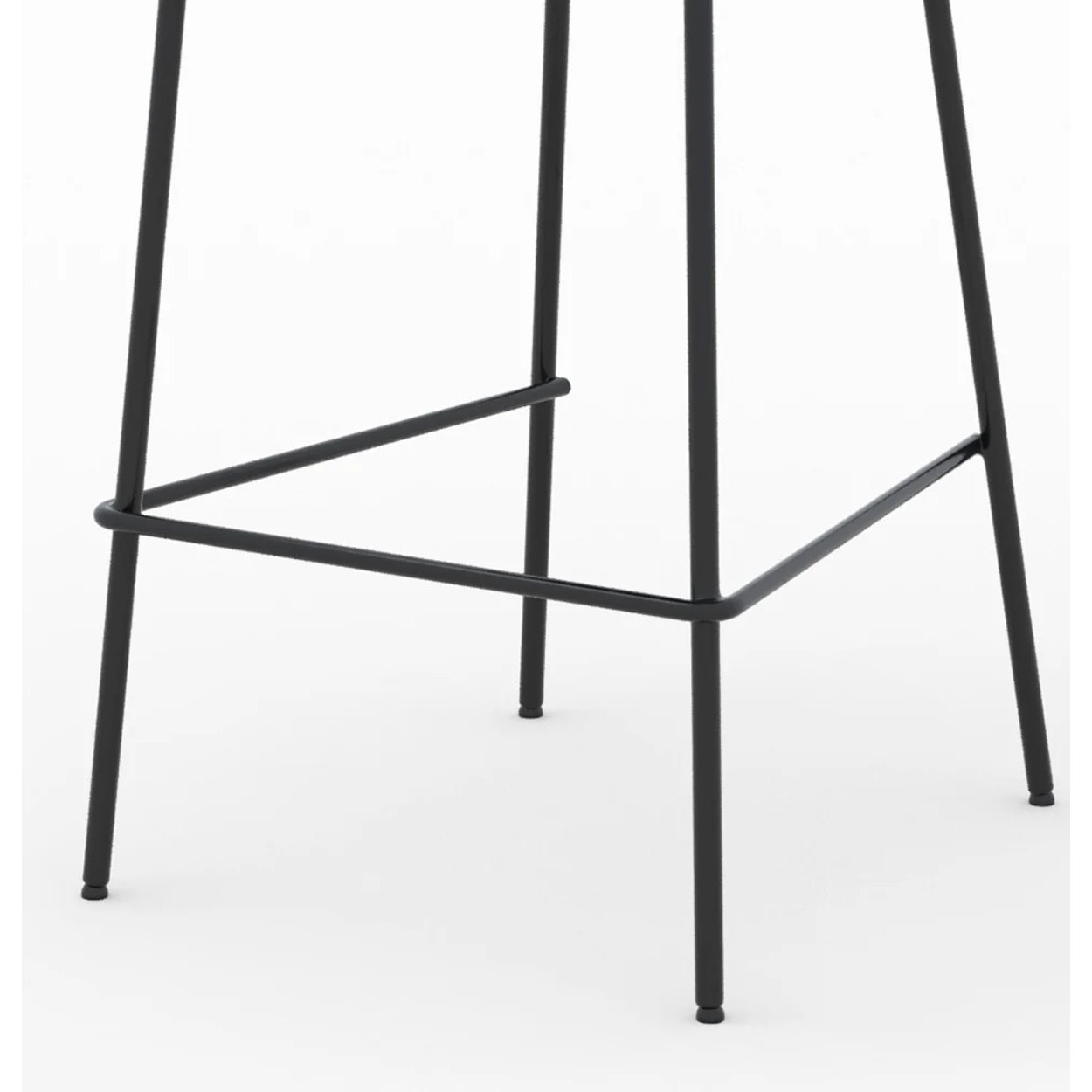 Lot de 2 chaises pour îlot central 65,5 cm en velours jaune - Simone