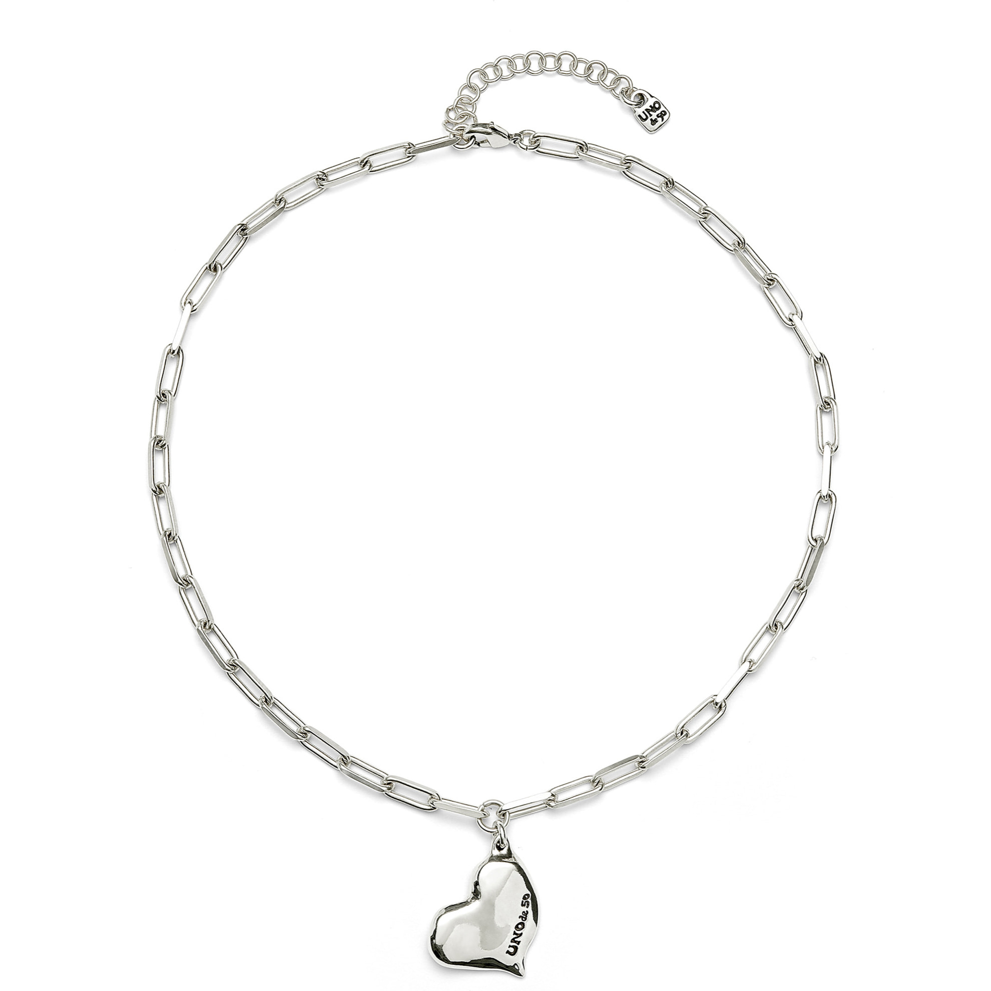 Colgante HeartBeat PLATEADO U