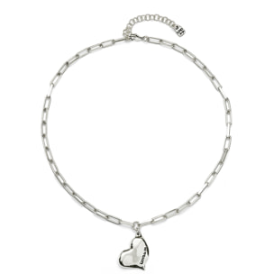 Colgante HeartBeat PLATEADO U