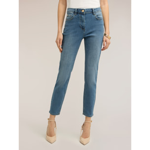 Motivi - Jeans skinny push-up Gisele - Azzurro