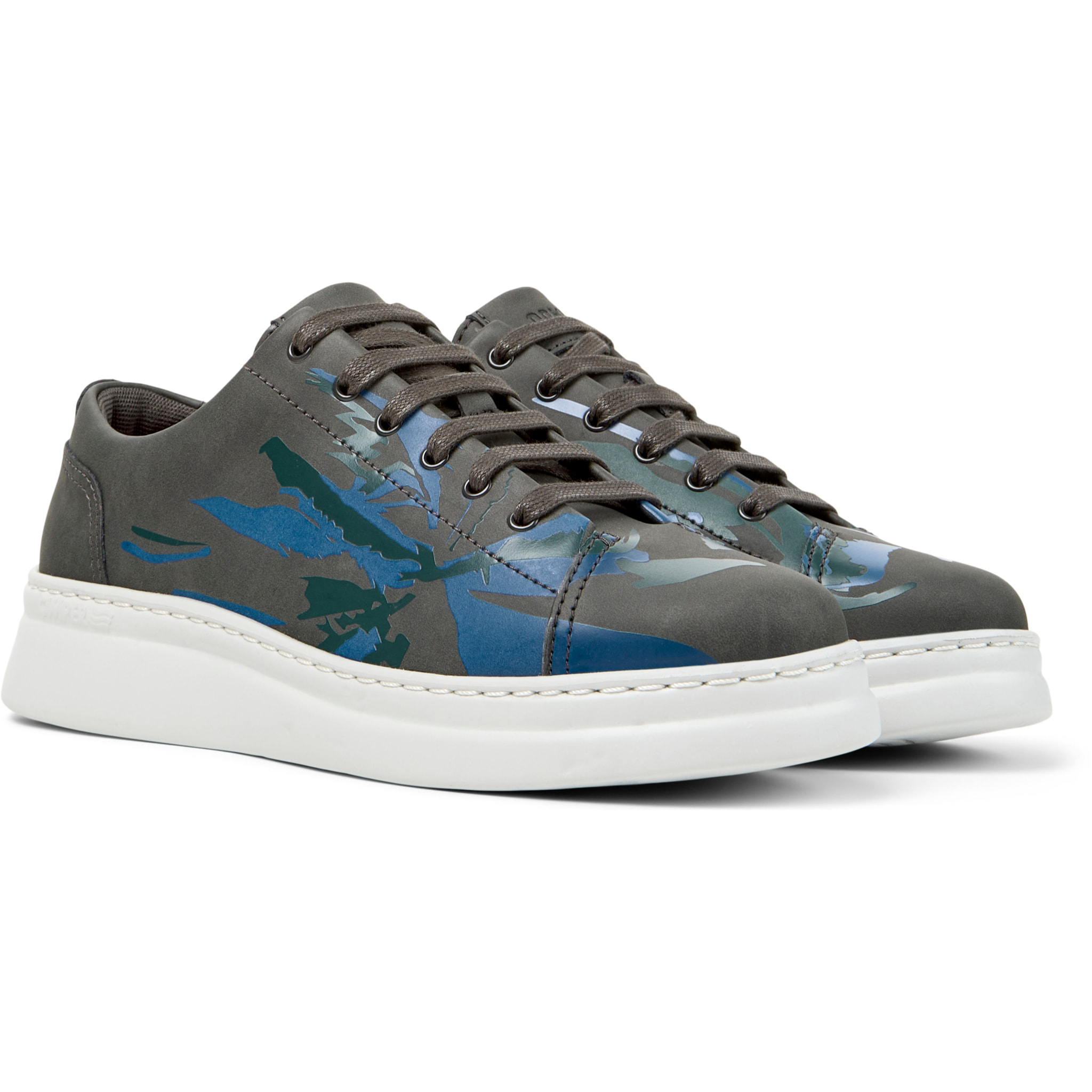 Zapatillas - CAMPER G3D Runner Up Twins - Gris - Cuero liso