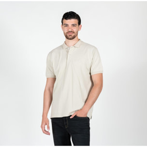 Polo basic con logo ricamato