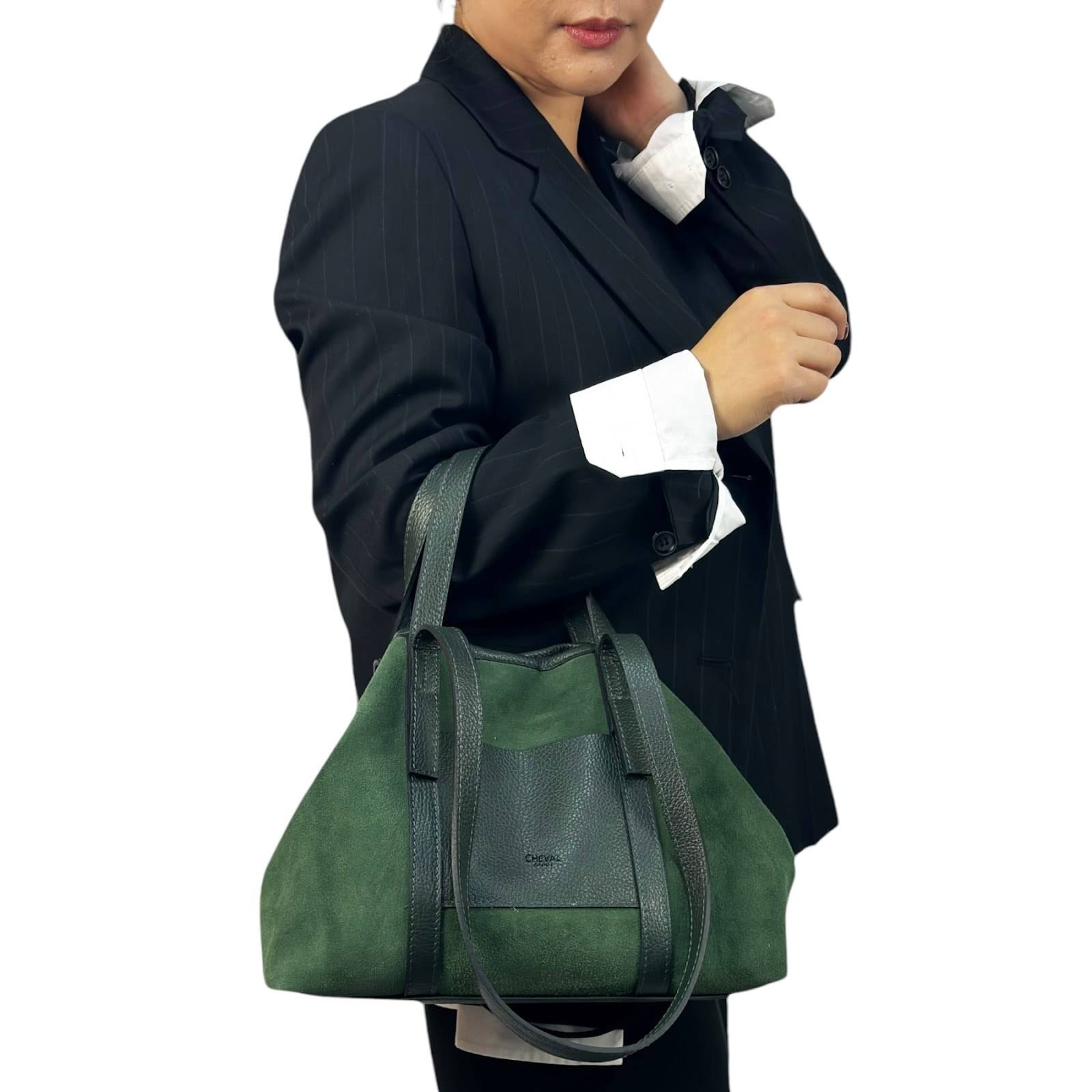 Borsa a spalla Cheval Firenze Gea F/W Verde