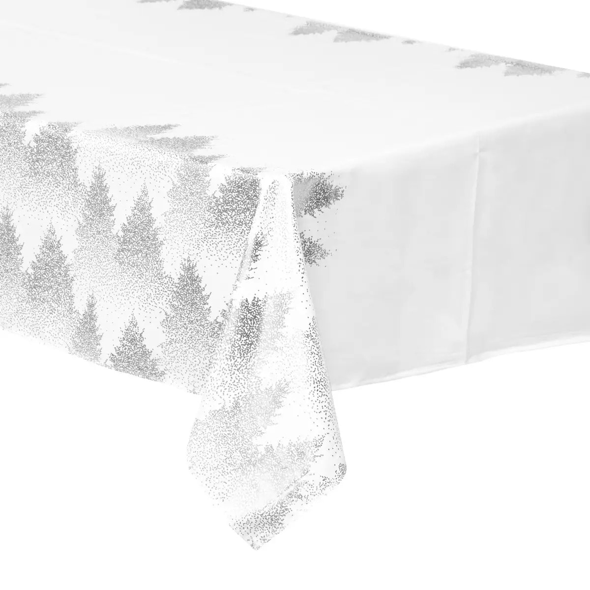Nappe de Noël "Colorama de Noël" motif sapins 140x360cm