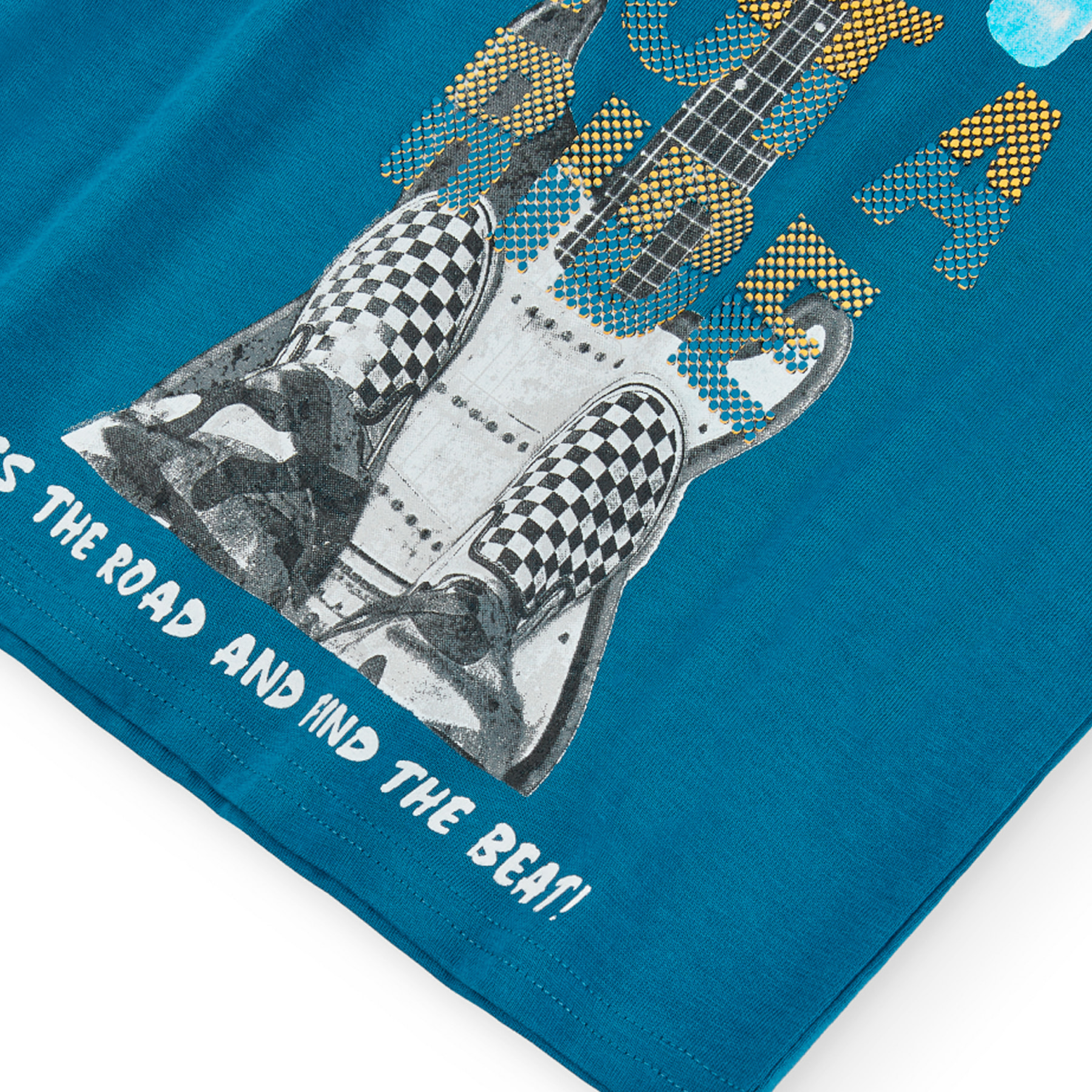 Camiseta punto "guitarra" de niño