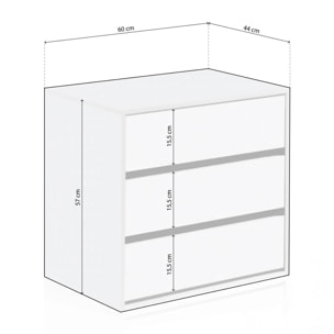 Cajonera Vera Blanco Artik (Blanco Mate)