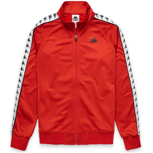 Kappa - Sudaderas Hombre Rojo - 222 Banda Anniston Slim