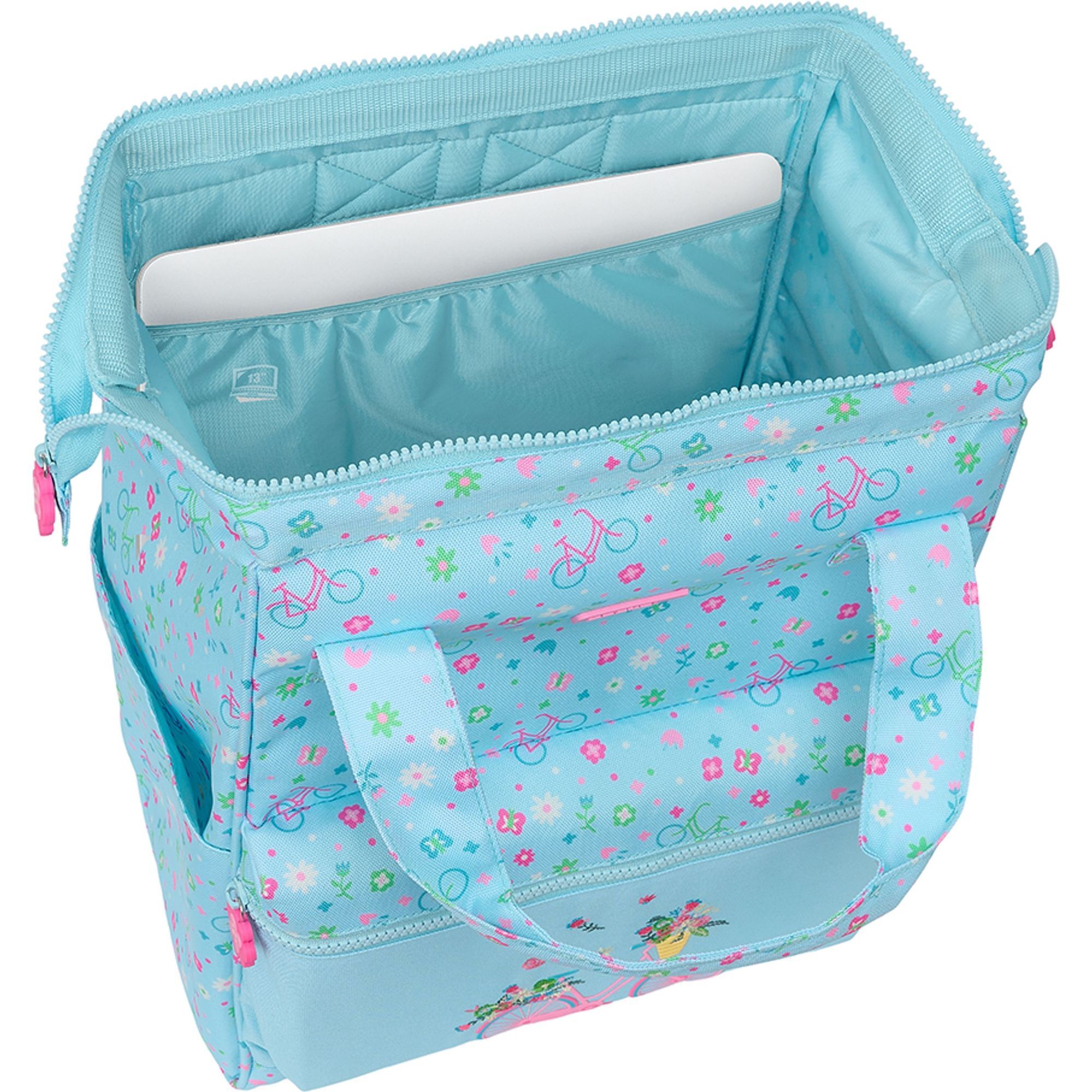 Mochila con asas reci para portatil 13" safta "bicicleta"