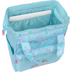 Mochila con asas reci para portatil 13" safta "bicicleta"